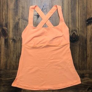 Orange Lululemon tank
